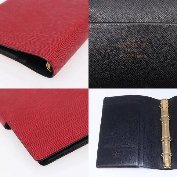 LOUIS VUITTON Epi Agenda GM Day Planner Cover Red R20217 LV Auth 148069 - Picture 12 of 14